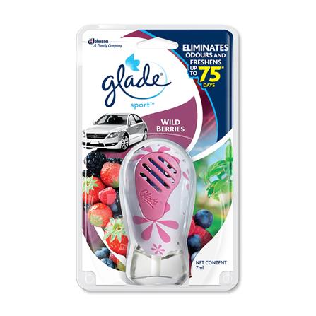 น้ำหอมปรับอากาศรถยนต์ GLADE SPORT 7ml WILD BERRIES